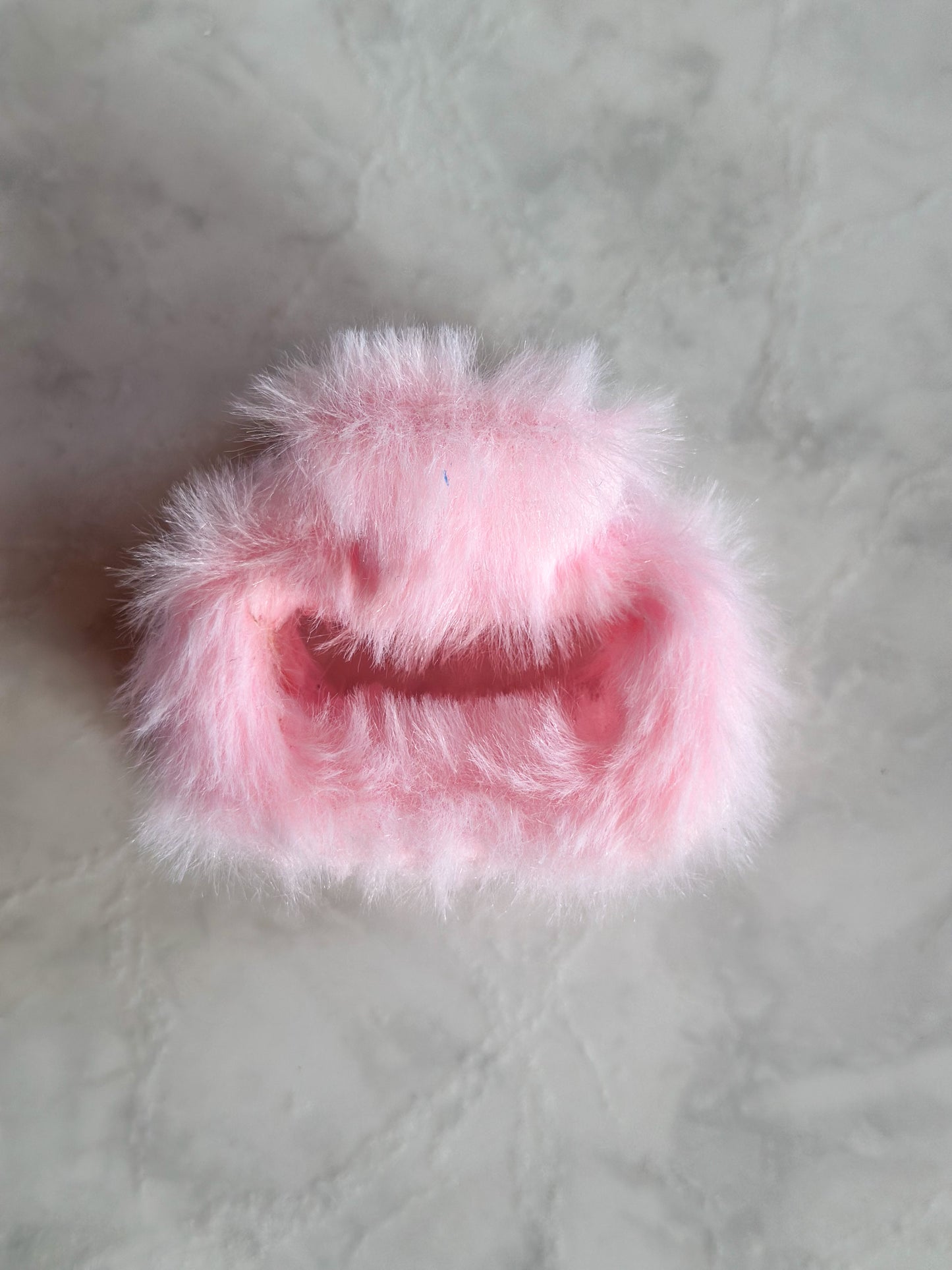 Pinza peluche rosa